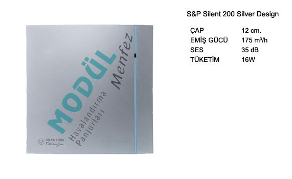 S&P Silent 200 Silver Design